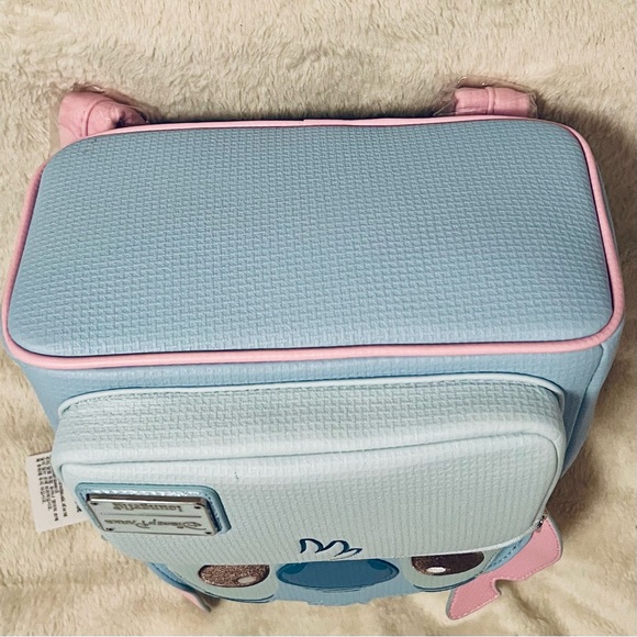 Disney Parks Loungefly Pastel Blue Stitch 626 Day Backpack - Picture 6 of 12